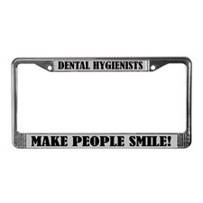 Dental Hygienist Quote License Frame for