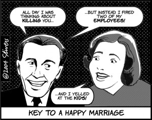 Key to a happy marriage 1-25-04