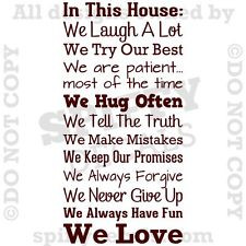 we we quote we do family wall quote wall decal