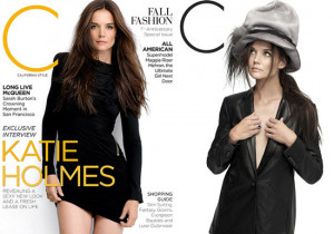 Katie Holmes Pictures in C Magazine and Quotes on Tom Cruise