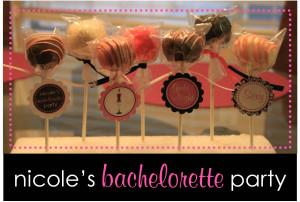 Bachelorette Party Cake Pops