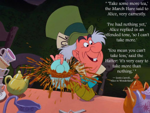 Alice in Wonderland (Quote 2), A picture from Disney's 1951 version of ...
