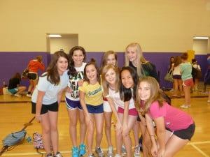 8th Grade Girls Cheerleaders