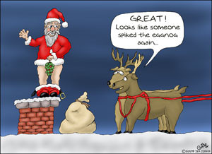 had this christmas holiday cartoon the other day after thinking ...