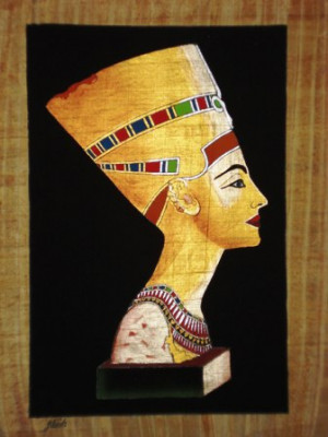 nefertiti first appears on the scene when she becomes the great royal