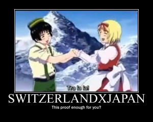 Japan imagined yodeling with Switzerland...