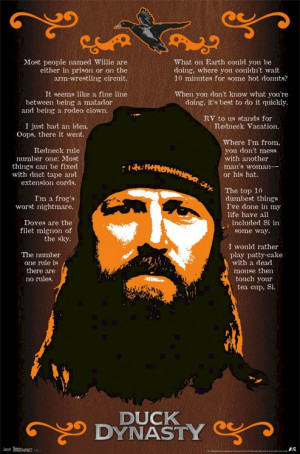 Details about DUCK DYNASTY POSTER ~ JASE ROBERTSON QUOTES 22x34 TV ...