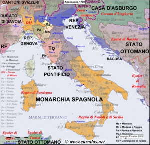 europe italian peninsula map