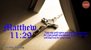 Bible Verse of the day – Matthew 11:29