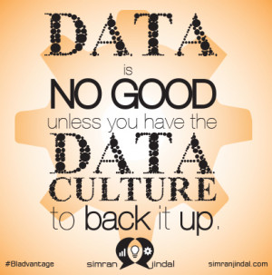 Data is no good unless you have the data culture to back it up.