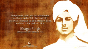 Patriot Martyr Bhagat Singh HD Images Quotes Wallpaper in Hindi ...