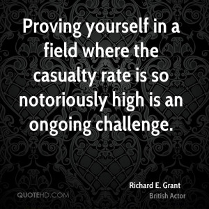 Proving yourself in a field where the casualty rate is so notoriously ...