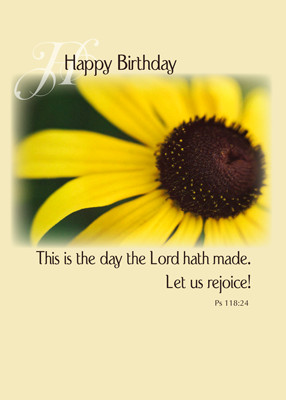 Home > RELIGIOUS > Birthday, Religious > 4020 Sunflower Birthday