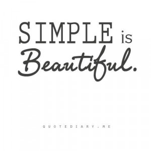 am definitely simple!! :)