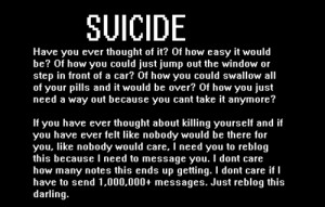 death depression sad suicidal suicide ask help self harm cut message ...