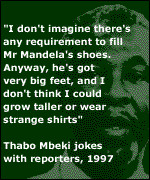 Mbeki Famous Quotes ~ BBC NEWS | Special Report | 1999 | 05/99 | South ...