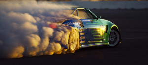 Heavy drifting car Facebook cover