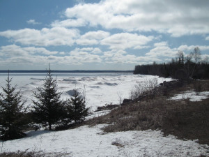 Lake Superior Shore west of Munising, Michigan