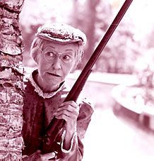 Granny from The Beverly Hillbillies. More