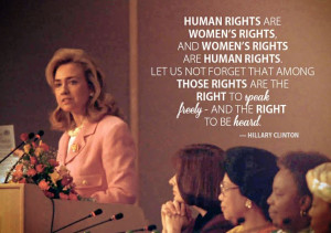 Hillary Clinton on Women’s Rights