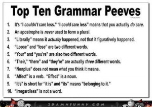 So in case you didn't know what grammar is...