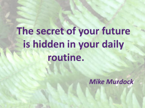 daily routine - mike murdock