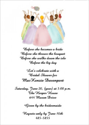 ... Bridal Shower Lingerie Invitation Wordings for Your Bride Party