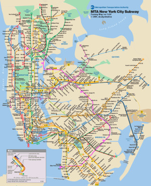 New York City Subway Maps NYC