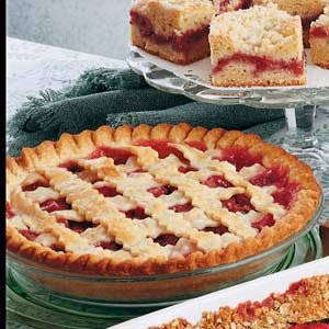 Cherry Rhubarb Crumble Top Pie Tamara Leigh The Kitchen Novelist