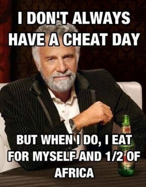 Periodically I hear different people mentioning “cheat days” in ...