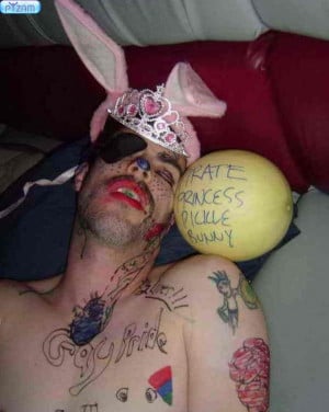 Do Not Sleep When You on a Party: Hilarious Pictures of Drunk People