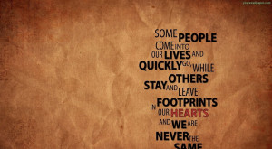 Footprints Sayings Quotes