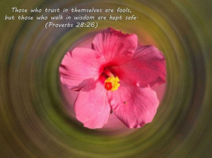 Those who trust in themselves are Fools,