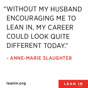 Anne-Marie Slaughter Leans In