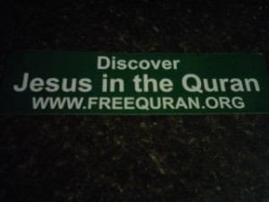 , they did not mention that the Jesus in Islam, is not the same Jesus ...