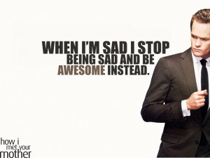 Home » TV Series » How I Met Your Mother TV Show Quotes Wallpaper