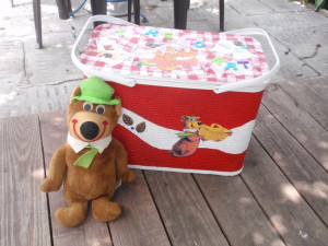 hey boo boo picnic basket quote