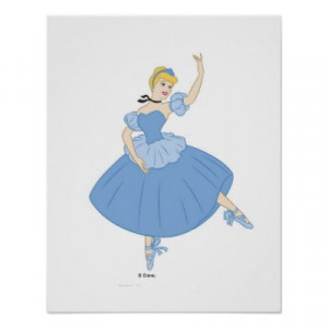 Cinderella dancing ballet posters by disney