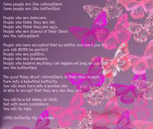 Today's Seed! Free Verse- Butterfly Fly Away