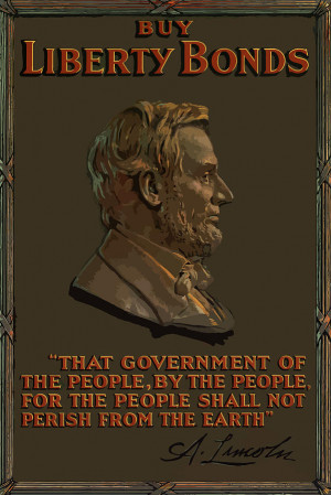 Lincoln Gettysburg Address Quote Painting
