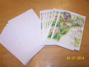 Cards - Garden Path with Bishop’s Quote - Pack of 8 with Envelopes ...