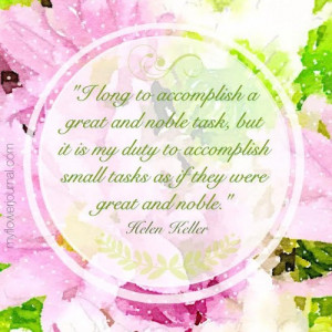 inspirational quote on a flower background created on my ipad from my ...