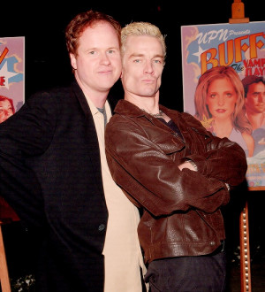 Love. This. Picture. James Marsters and Joss Whedon.