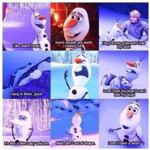Olaf from Disney's Frozen!