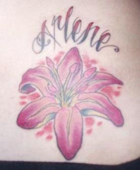 Beautiful Memorial Tattoo On Shoulder Picture