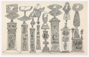 saul steinberg monuments: the important people (by mmf)