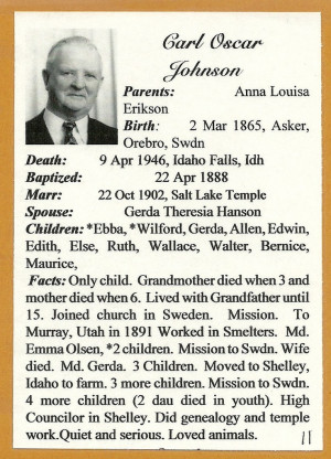 ... Ancestors Cards, Scrapbook Pages, Johnson Mak Ancestors, Families
