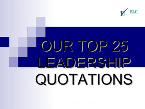 Leadership Quotations