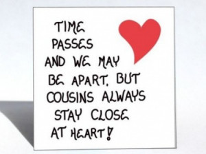 Cousin Quotes Cousin magnet quote