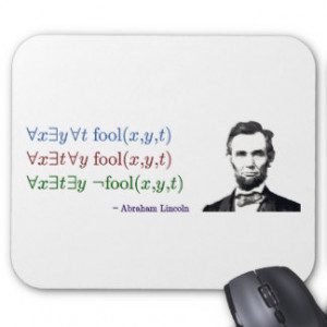 You can fool some of the people all of the time mousepads